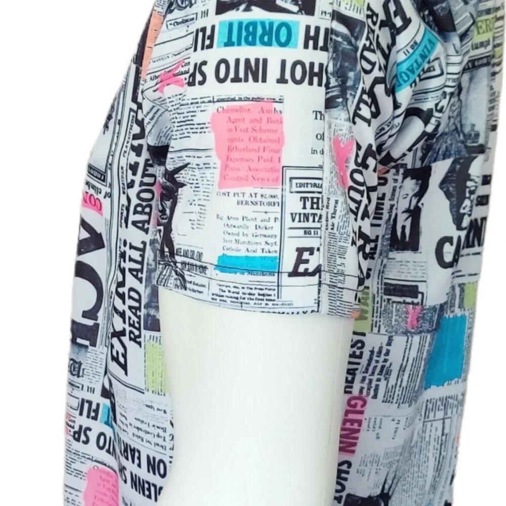 Fresh Prints of Bel Air T-Shirt Mens L All Over Print 90s Style Graphics NWT - Picture 6 of 11